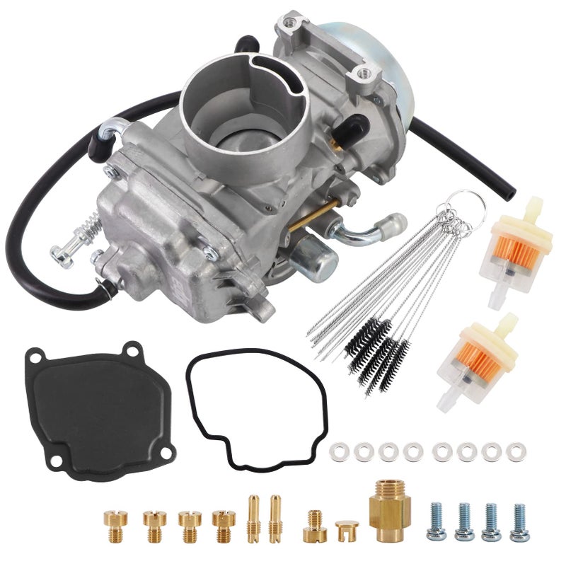 KIPA Carburetor For Polaris Sportsman 500 Carburetor 4X4 ATV Quad 1996-1998 NON HO, OEM Part Number 3130754 3130665, With Fuel Filter & Carbon Dirt Jet Cleaner Tool Kit, Durable stable - Image 1
